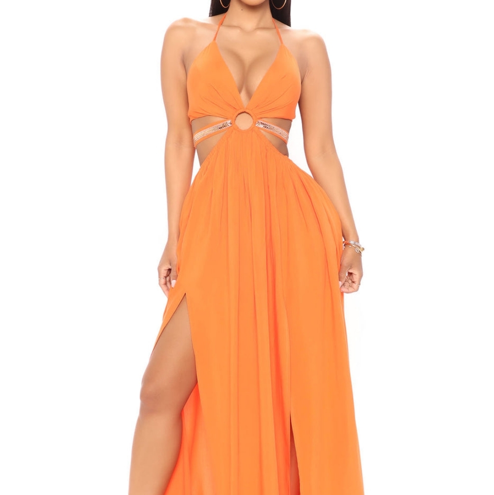 Always vibrant - orange with gold detail